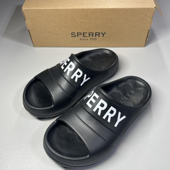 Sperry Winward Float Slide Womens 5M Black Slip On Sandals - Picture 2 of 10